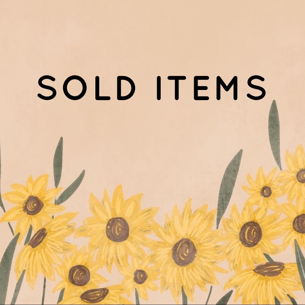 SOLD ITEMS